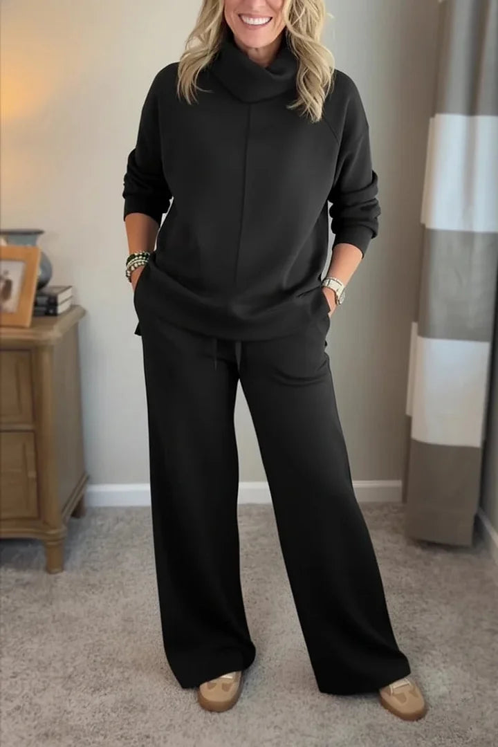 Adelina | Casual Turtle-neck 2 Piece