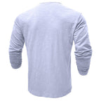 Gerald - Classic Long Sleeve Henley Shirt