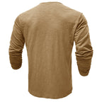 Gerald - Classic Long Sleeve Henley Shirt