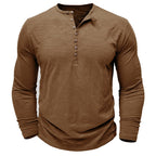 Gerald - Classic Long Sleeve Henley Shirt