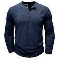 Gerald - Classic Long Sleeve Henley Shirt