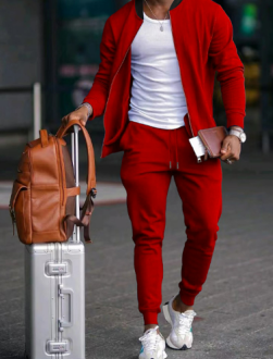 Danick – Casual Zip-Up Travel Tracksuit Set