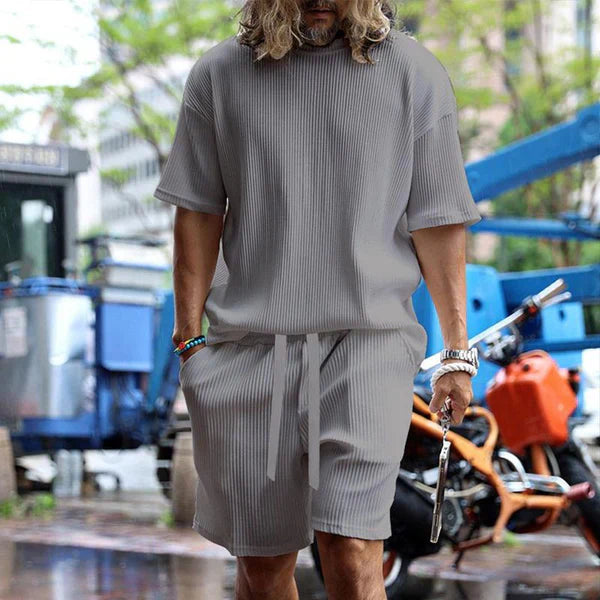 Talin - Relaxed Resort Shirt & Shorts Set
