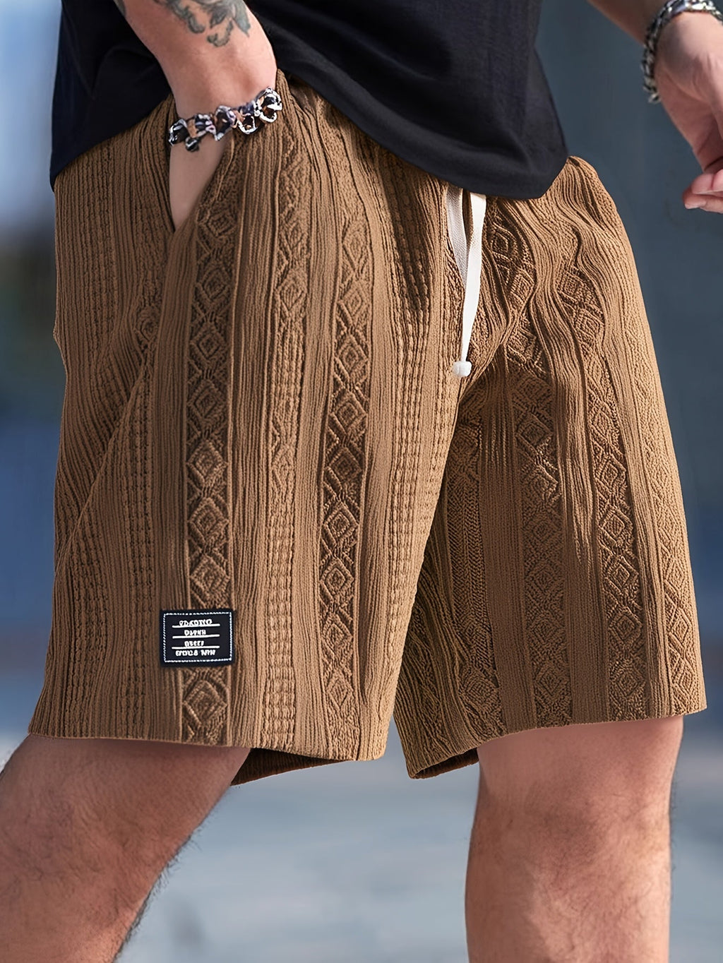 Brock - Diamond Knit Lounge Shorts