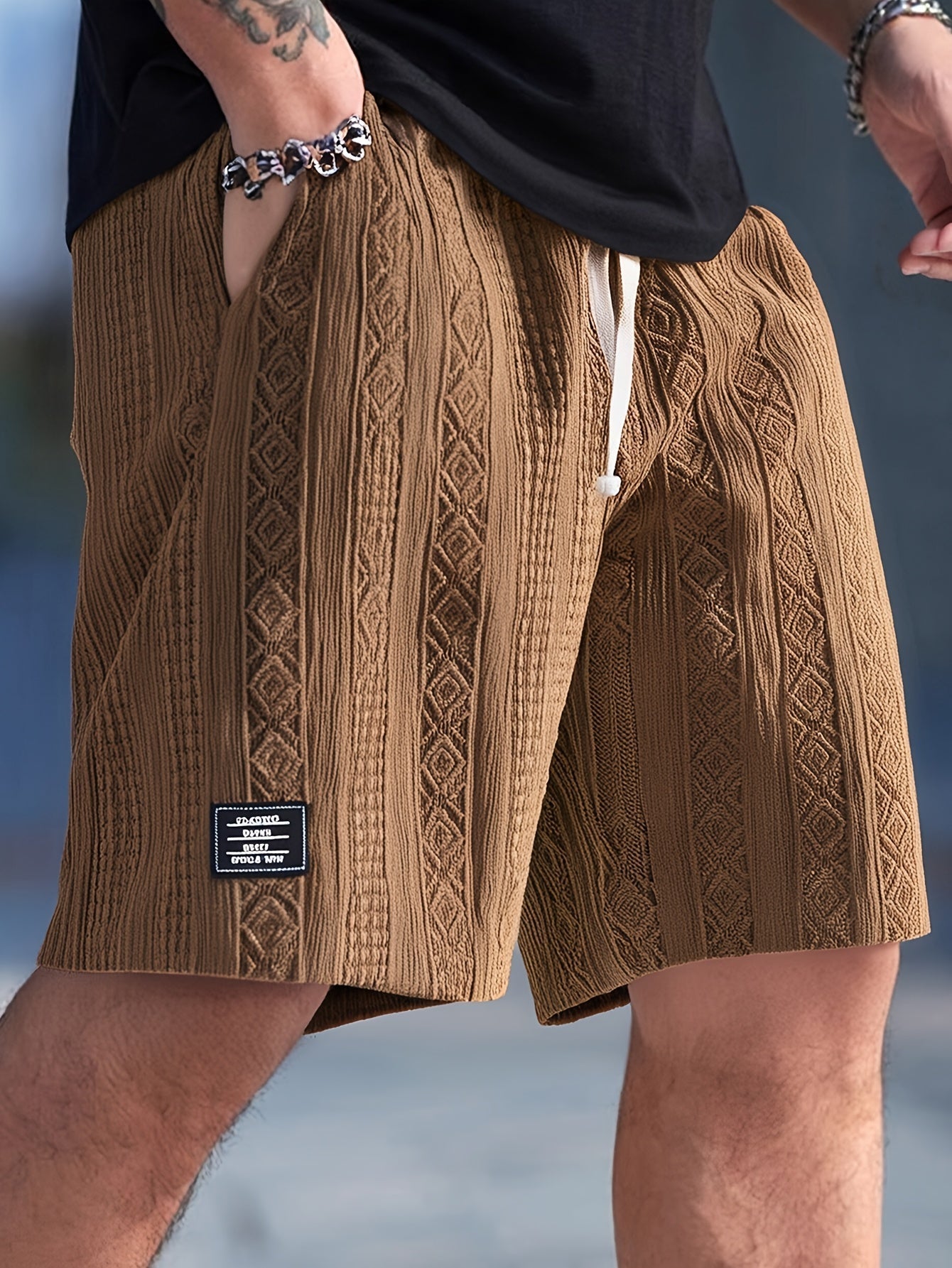 Brock - Diamond Knit Lounge Shorts