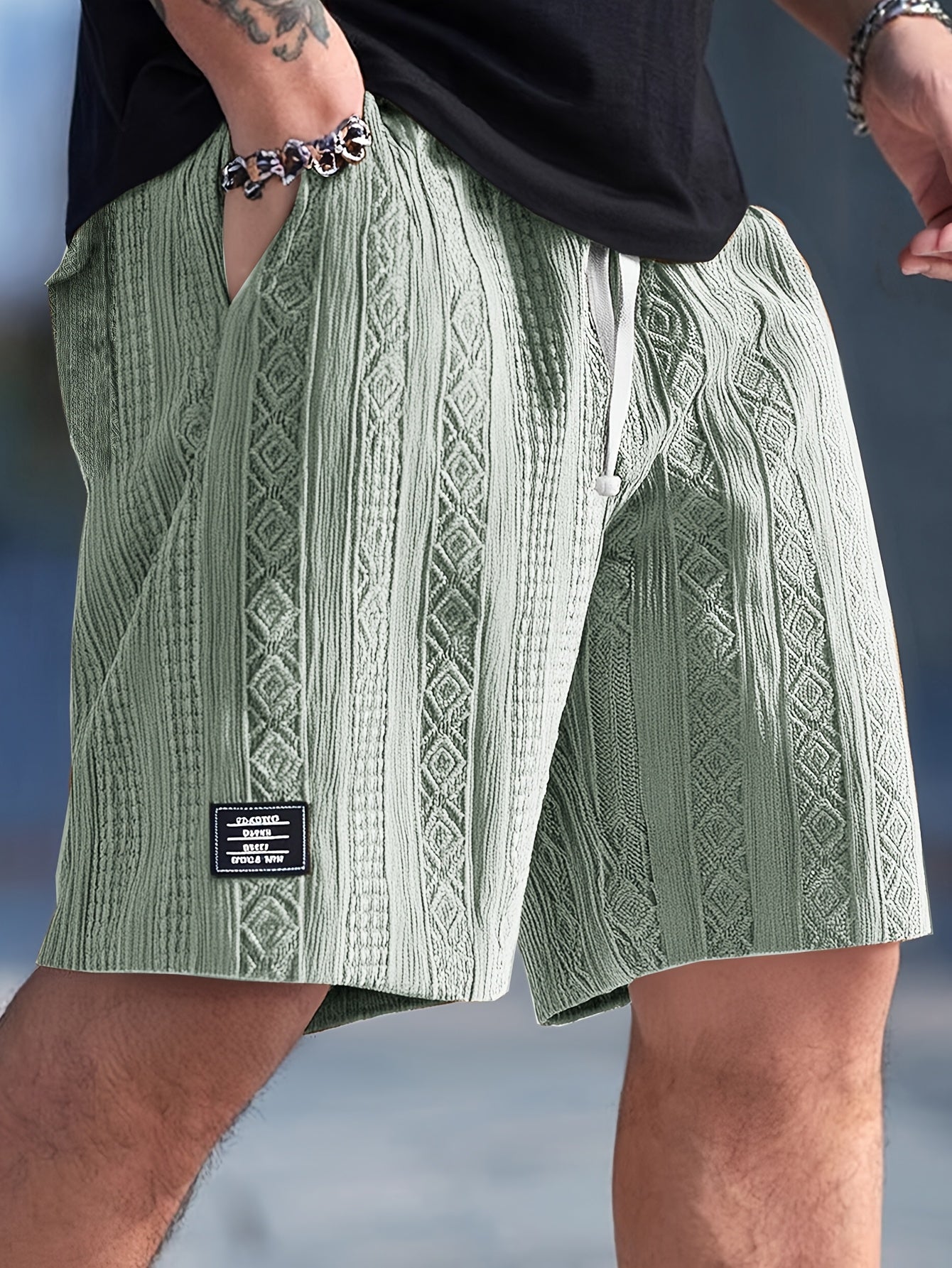 Brock - Diamond Knit Lounge Shorts