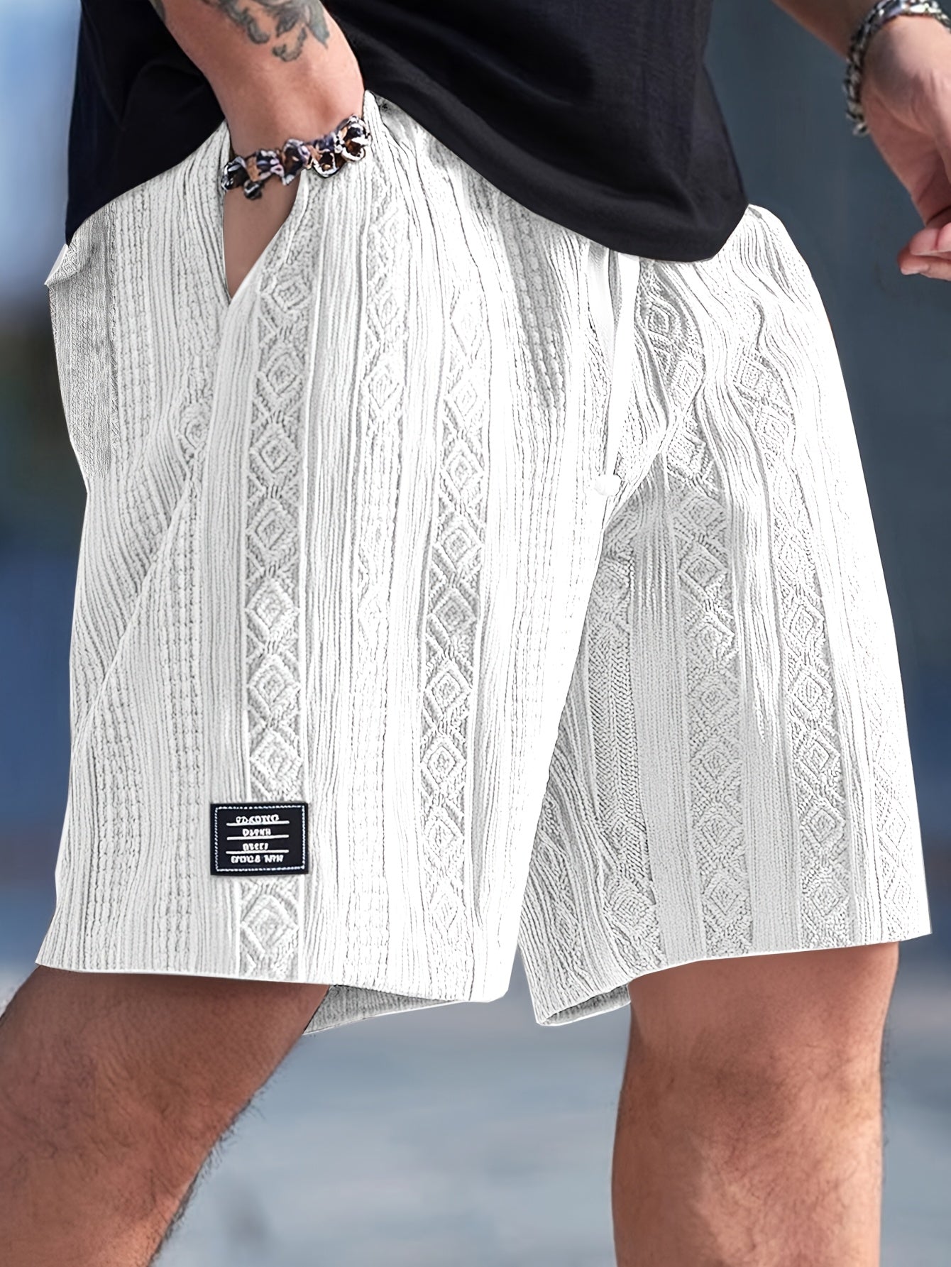 Brock - Diamond Knit Lounge Shorts