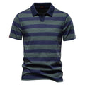 Warner -  Striped Short Sleeve Polo Shirt