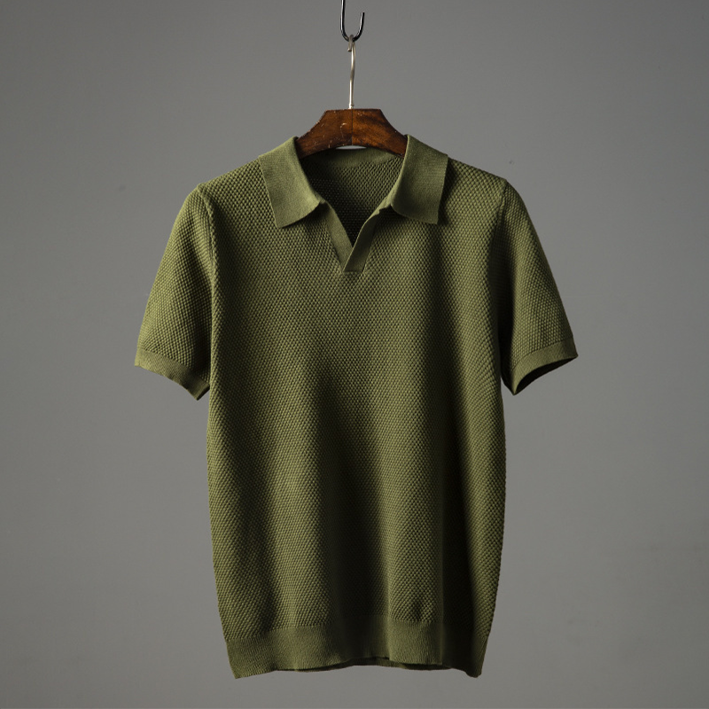 Russel - Lightweight Textured Polo Shirt
