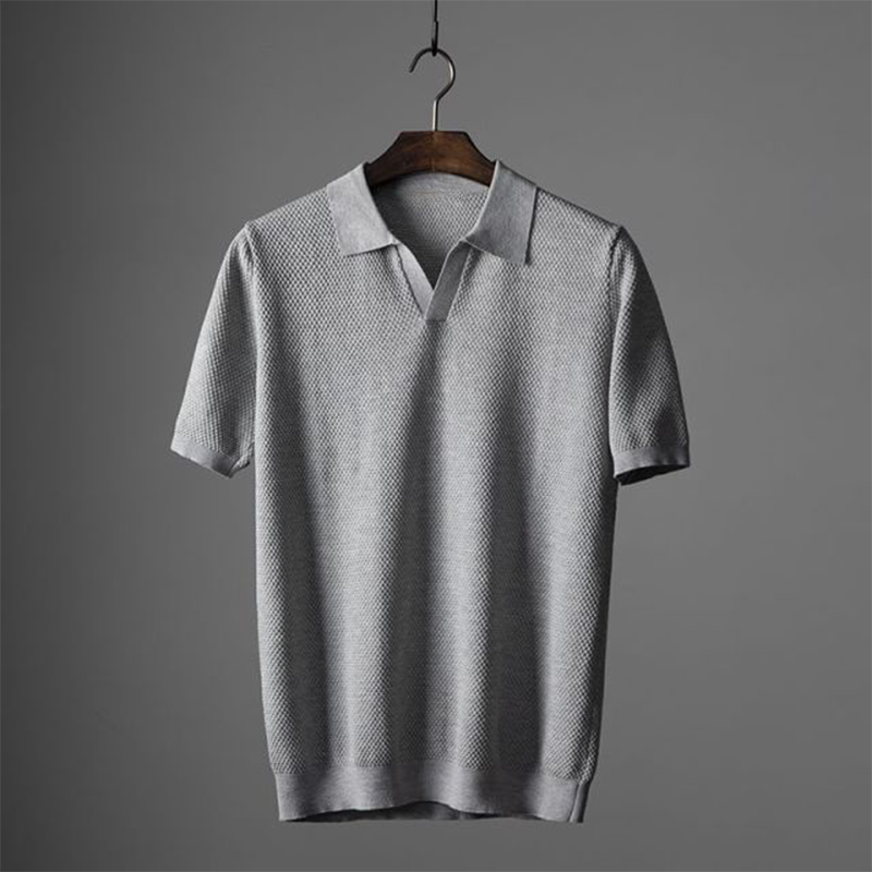 Russel - Lightweight Textured Polo Shirt