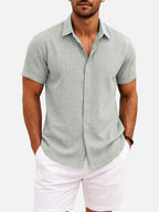 Walt -  Button-Down Short Sleeve Shirt