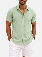 Walt -  Button-Down Short Sleeve Shirt