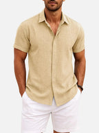 Walt -  Button-Down Short Sleeve Shirt