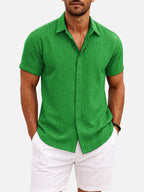 Walt -  Button-Down Short Sleeve Shirt
