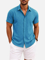 Walt -  Button-Down Short Sleeve Shirt