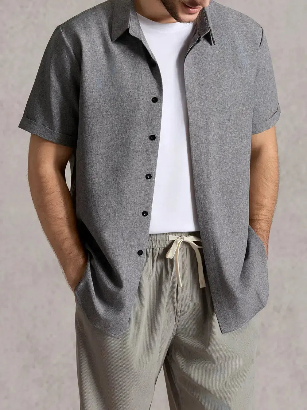 Walt -  Button-Down Short Sleeve Shirt
