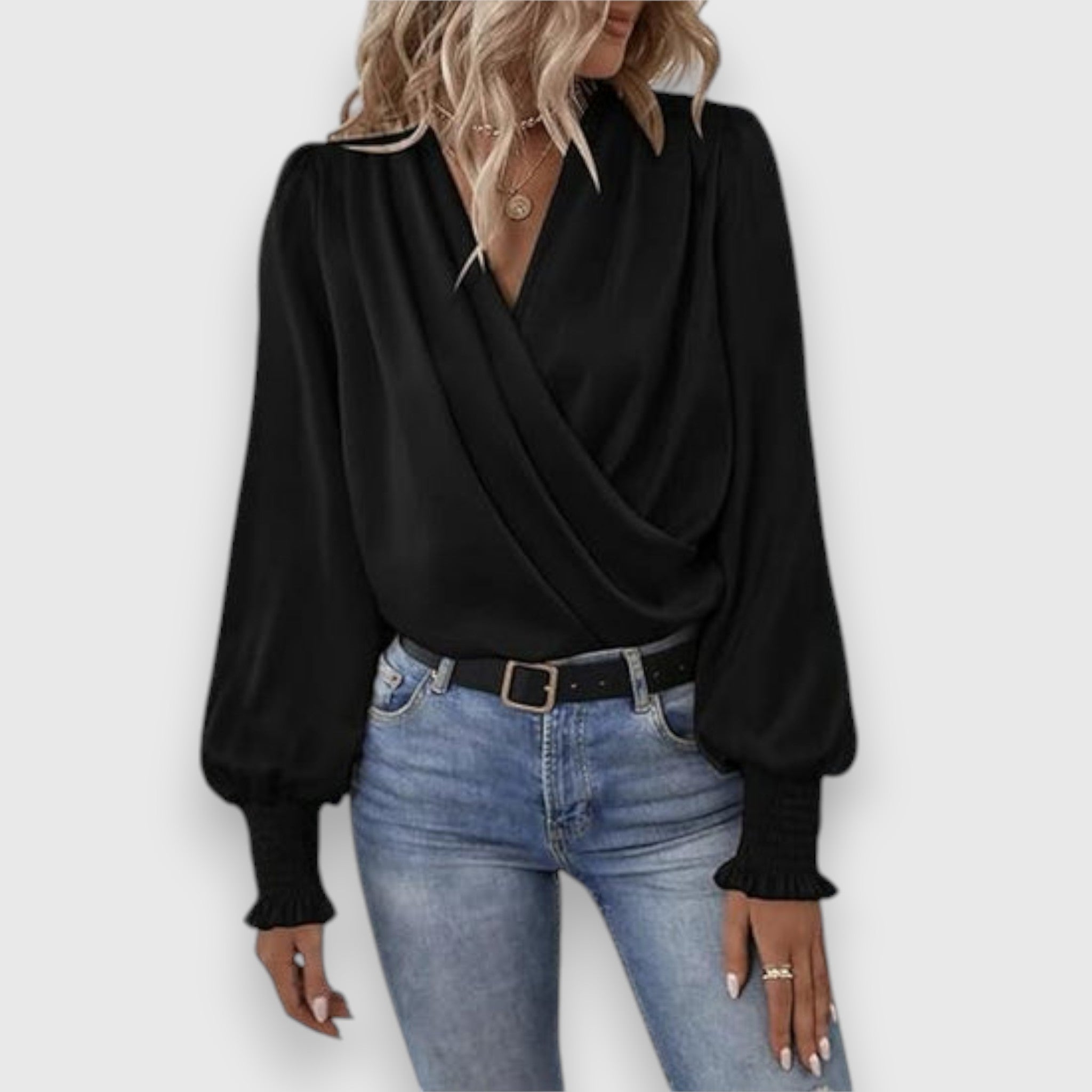 Lirielle | Puff-Sleeve Elegant Blouse