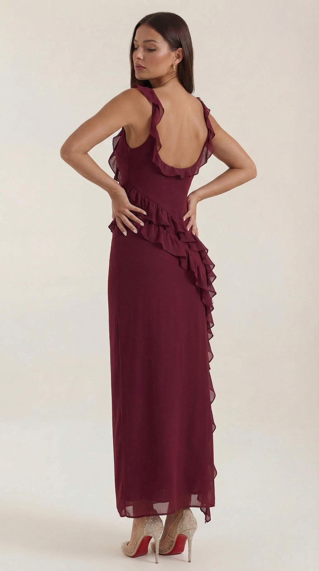 Seraphina Ruffle Maxi Dress
