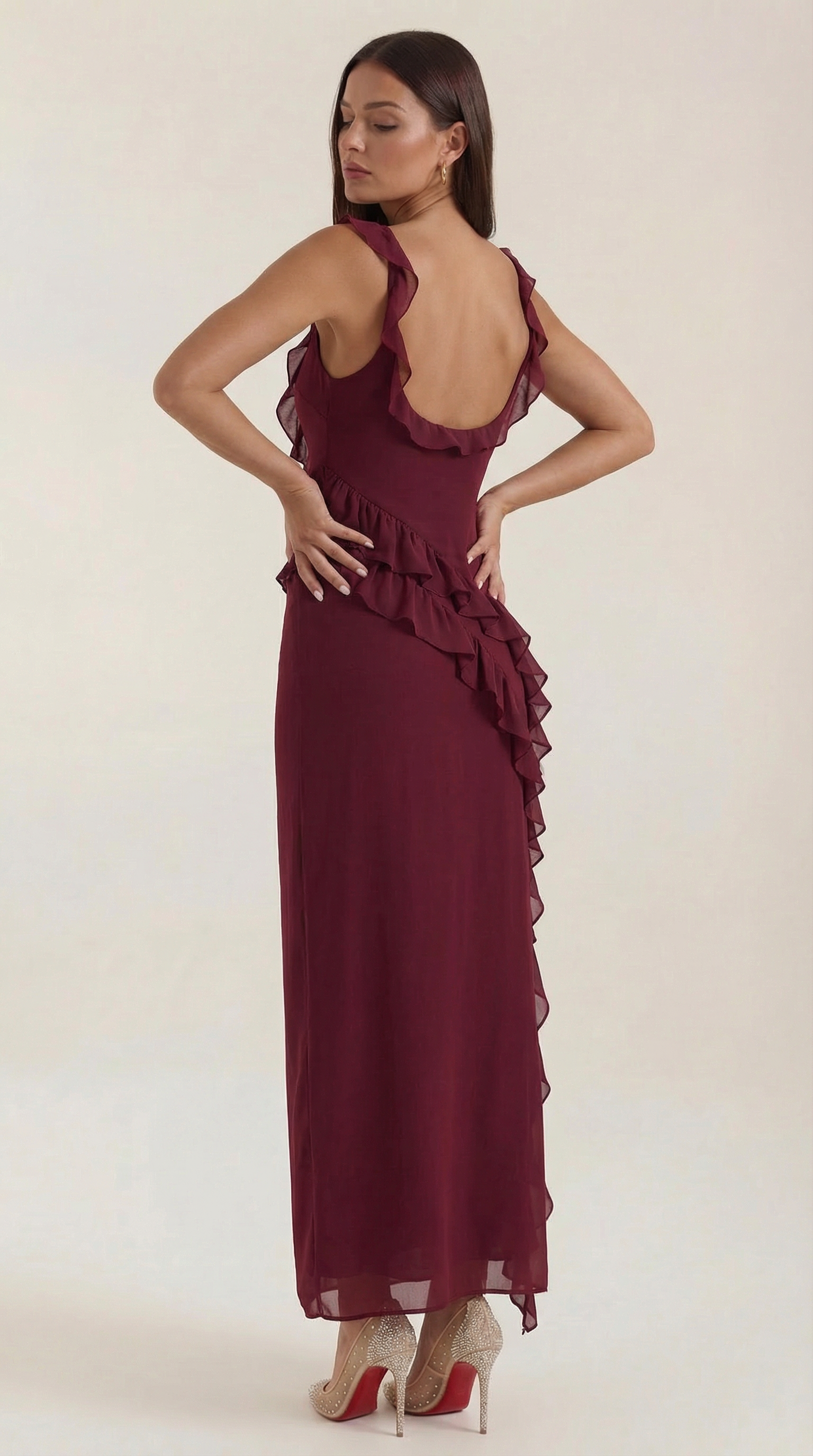 Seraphina Ruffle Maxi Dress