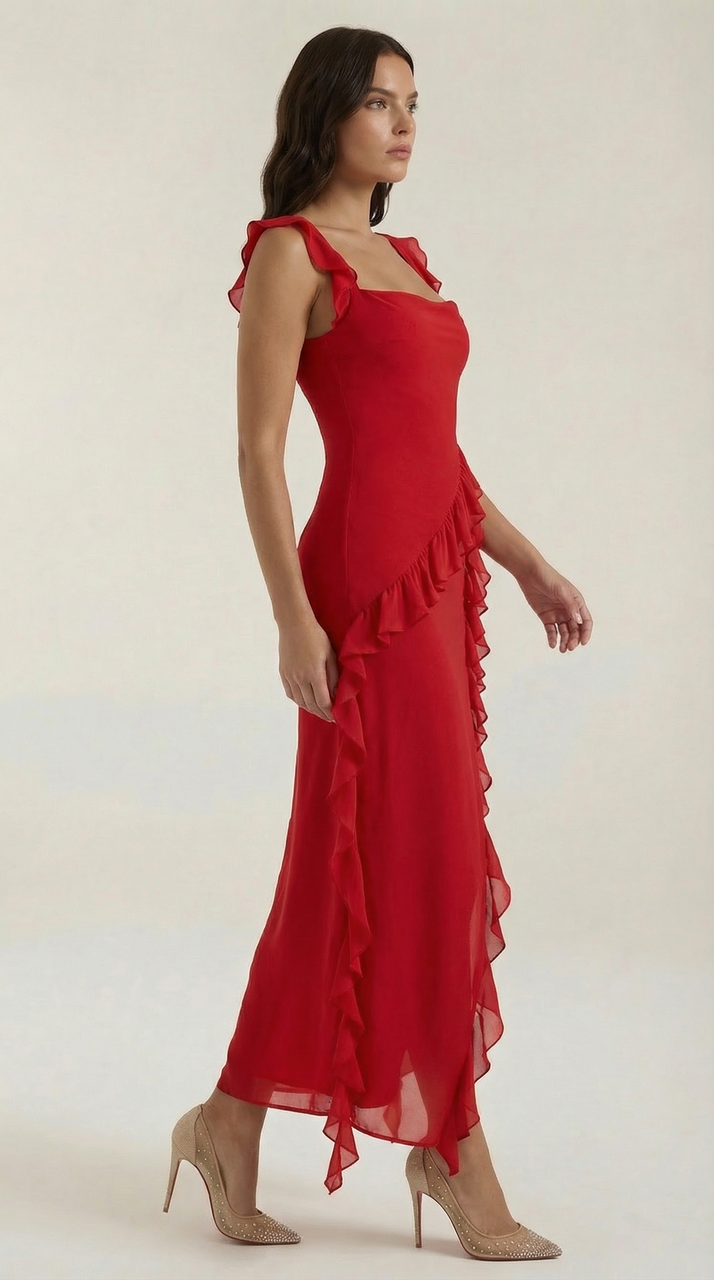 Seraphina Ruffle Maxi Dress