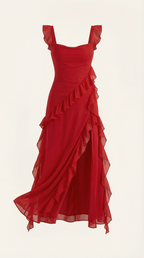 Seraphina Ruffle Maxi Dress