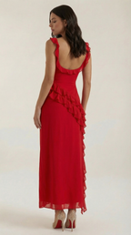 Seraphina Ruffle Maxi Dress