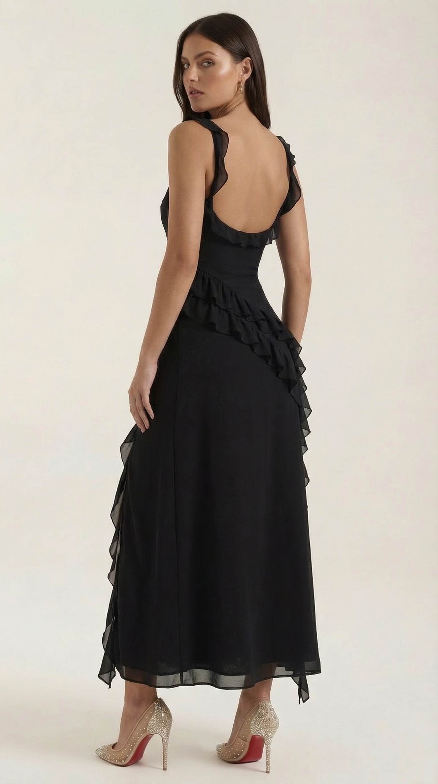 Seraphina Ruffle Maxi Dress