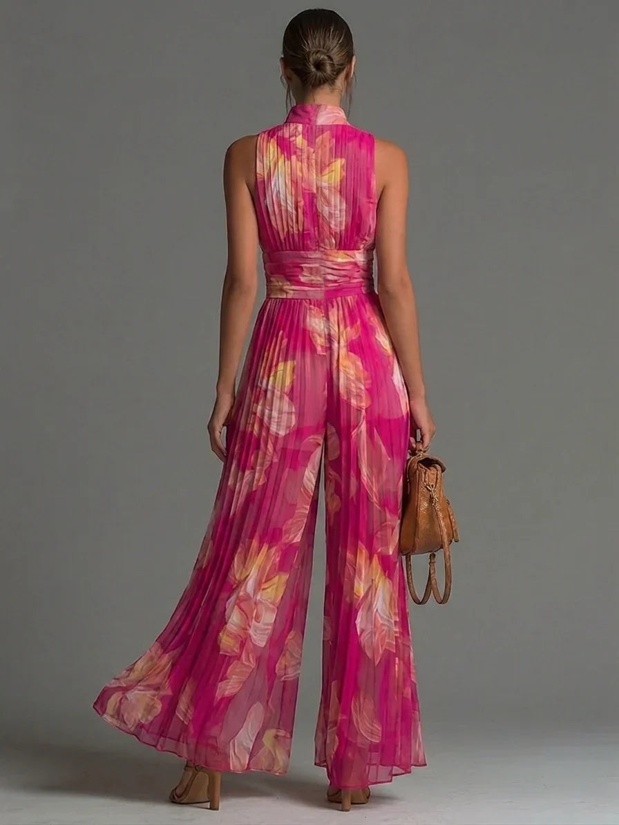 Aurora Pleated Jumpsuit