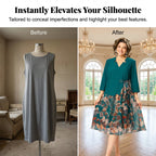 Elegant Faux Two-Piece Dress